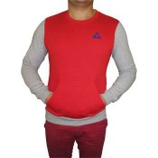 Le Coq Sportif Sweat Helior Crew Rouge Pulls Homme Promos Code